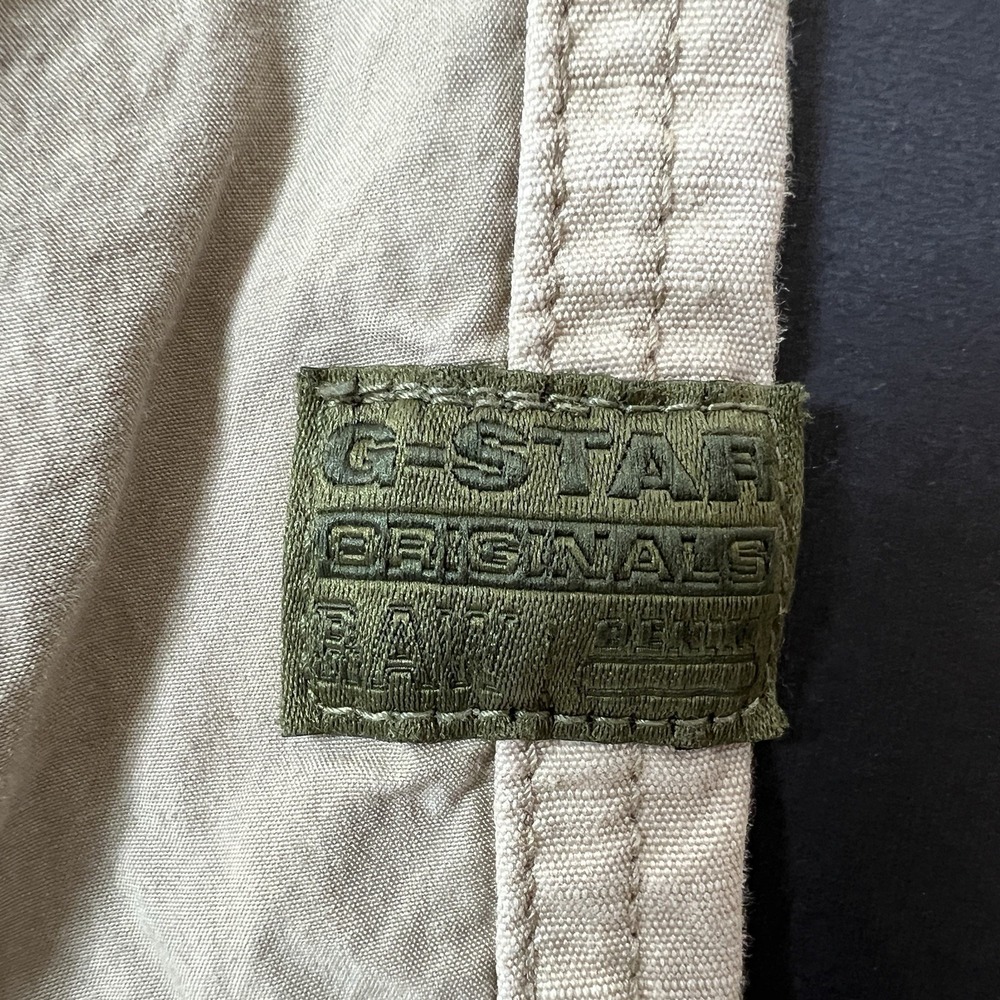 G Star Raw Cargo Pants Men's 30x30 Beige Multi Pockets Utility Outdoors Workwear - Picture 10 of 12